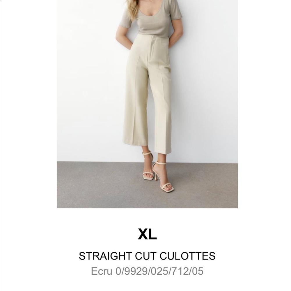 Straight culottes